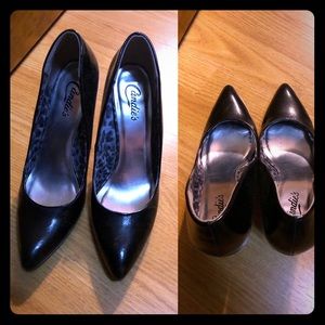 Candie’s Women’s Black High Heels, Size 8